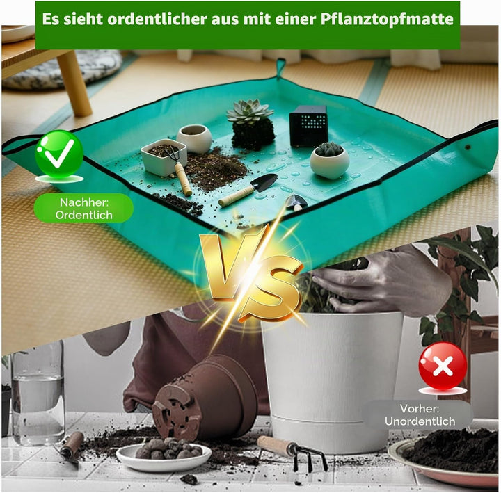 auvstar Gartenwerkzeug Set,7 Stück Gartengeräte,Gartenwerkzeuge Rost Gartenarbeit Set mit Dauerhafte