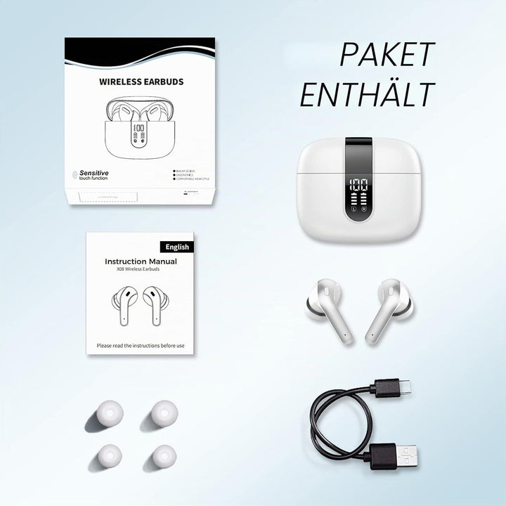 taopod Kopfhörer Kabellos Bluetooth, Bluetooth Kopfhörer Mit Mikrofon, In Ear Kopfhörer Bluetooth 5.