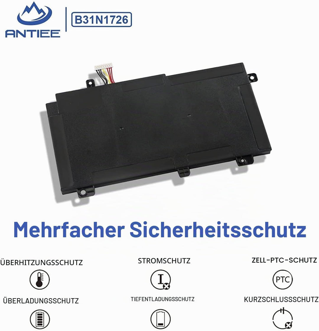 ANTIEE B31N1726 Akku Kompatibel mit ASUS TUF Gaming FX504 FX504G FX504GD FX504GE FX504GM FX505 FX505