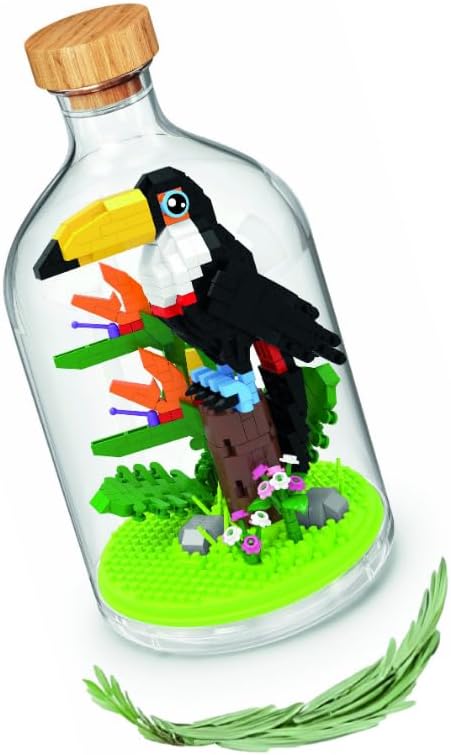 WiseHawk Bausatz mit Miniaturblöcken zum BAU von Insekten und kleinen Tieren. Inklusive Methacrylat-