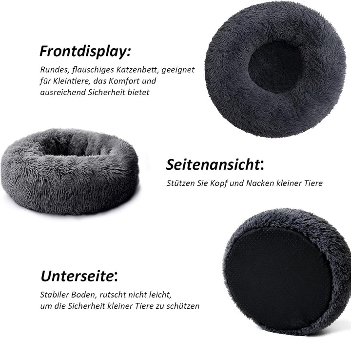 CALIYO Hundebett Mittelgrosse Hunde, Katzenbett Flauschig, Katzenkissen Hundekissen Waschbar, Trockn