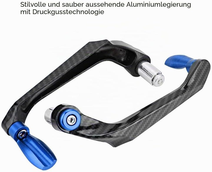 Hapivida Motorrad Lenker Schutz 7/8 Zoll 22 mm Universal Motorrad Hebelschützer CNC Aluminium Lenker