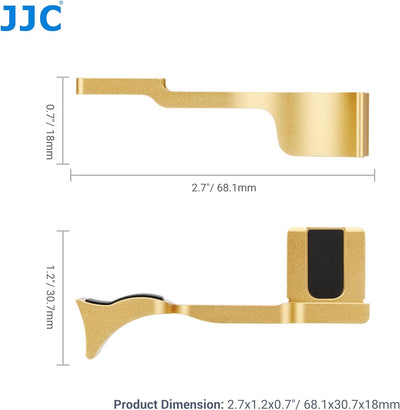 JJC Goldfarbener Blitzschuh-Griff für Leica Q3 Digitalkamera, Blitzschuh-Halterung, Daumen-Unterstüt