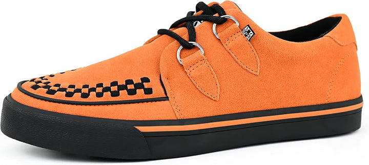 T.U.K. Leather Creeper Sneaker - Herren & Damen Schuhe - Punk, Gothic, Emo und Rockabilly Style Lede