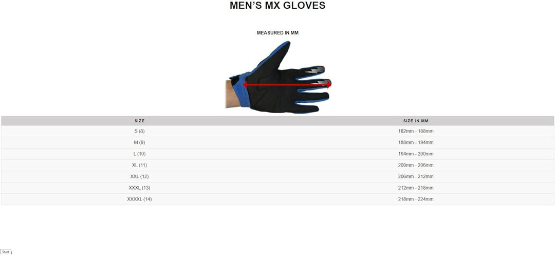 Fox Racing Herren Dirtpaw Glove - Black Motorrad HandSchuhe