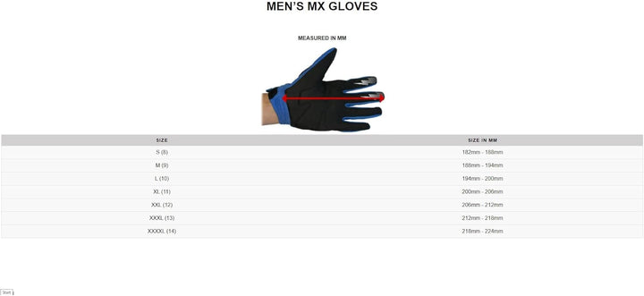 Fox Racing Herren Dirtpaw Glove - Black Motorrad HandSchuhe