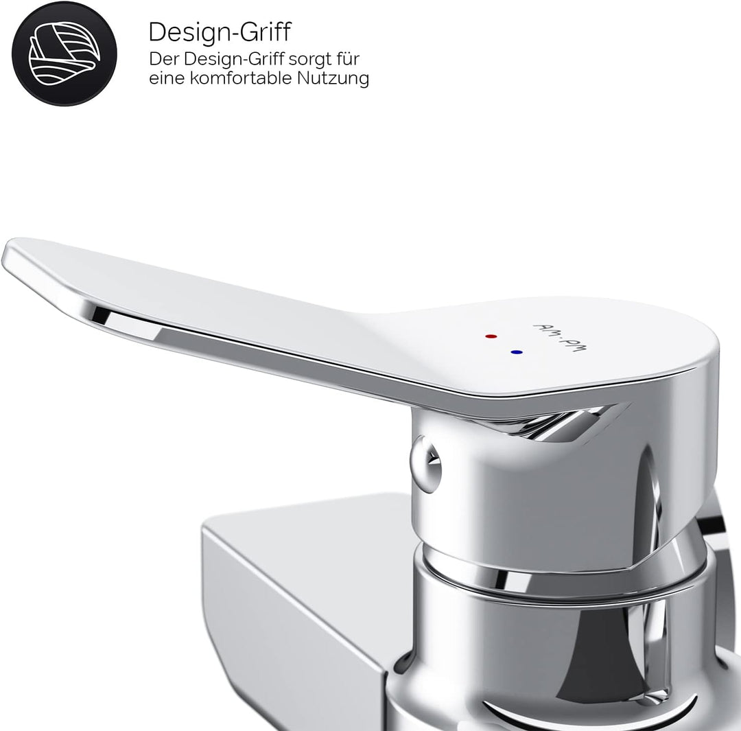 AM.PM X-Joy FXA20000 Duscharmatur mit Einhebelmischer, Mischbatterie Dusche, Einhand-Brausebatterie,