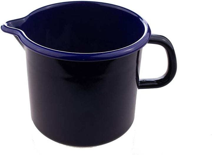 Riess, 0040-025, Schnabeltopf schwarz-blau 12, CLASSIC - HOTEL PROFI SCHWARZ/ BLAU, Durchmesser 12 c