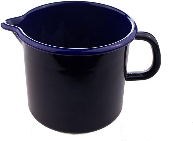 Riess, 0040-025, Schnabeltopf schwarz-blau 12, CLASSIC - HOTEL PROFI SCHWARZ/ BLAU, Durchmesser 12 c