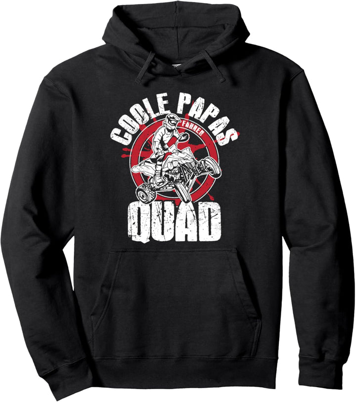 Coole Papas fahren Quad Lustiges ATV Papi Vater QuadBiker Pullover Hoodie