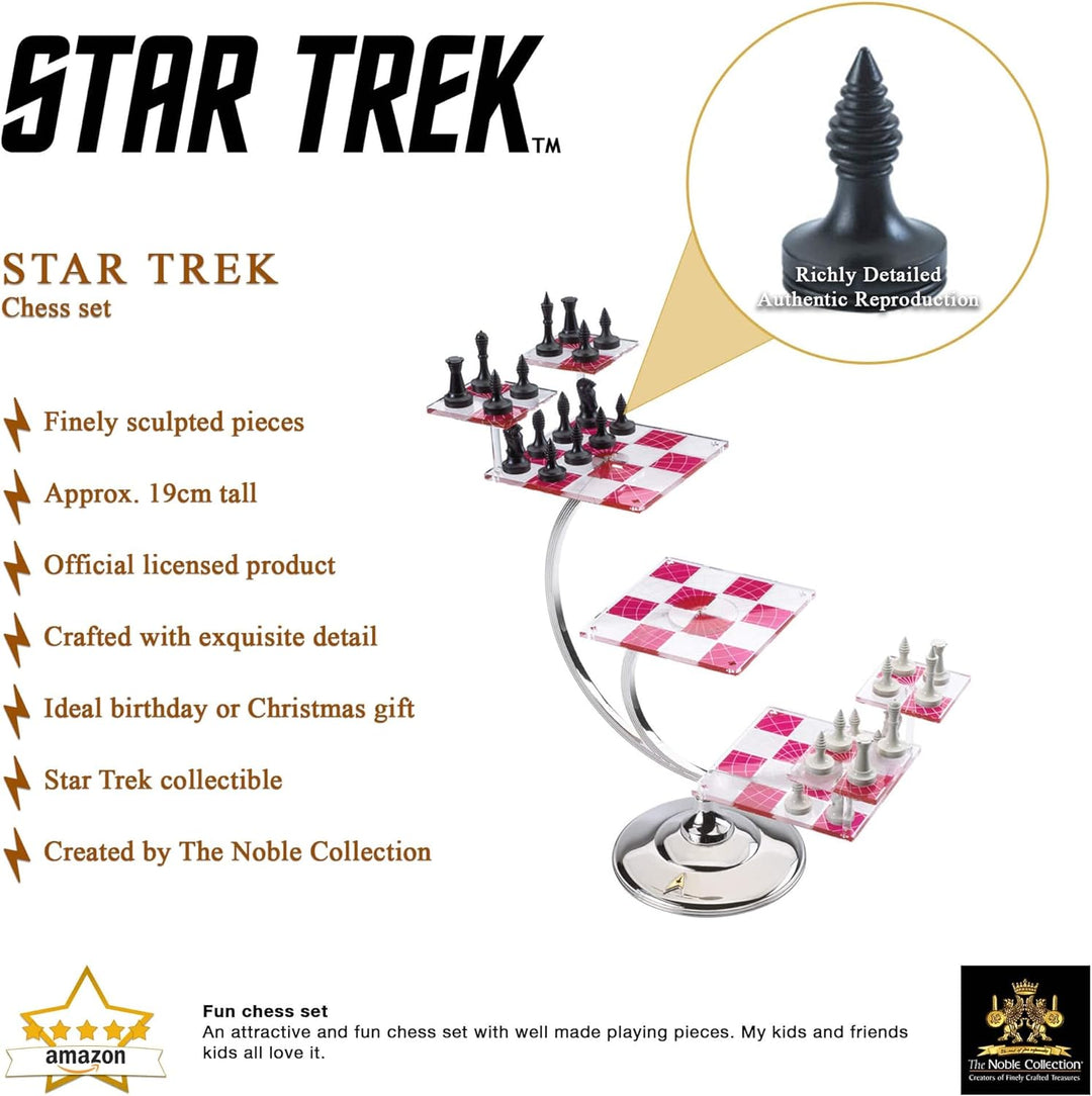 Star Trek The Noble Collection Tri Dimensional Chess Set