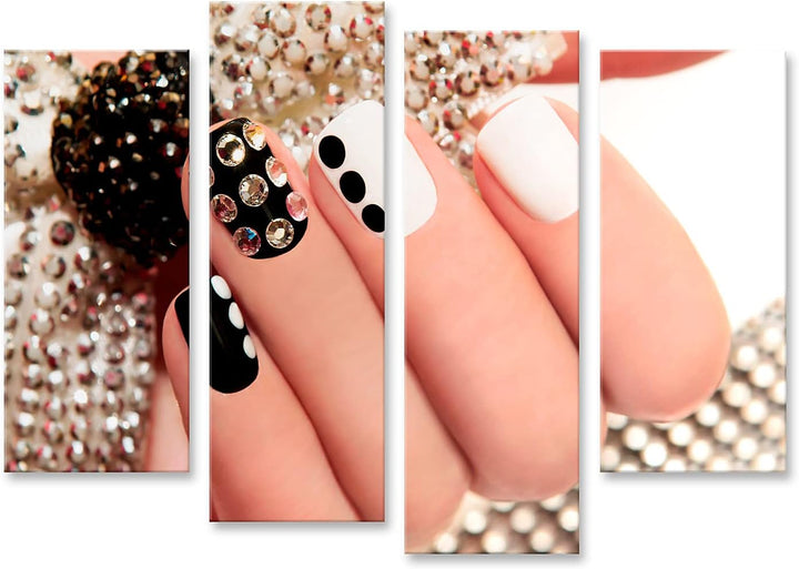 islandburner Bild auf Leinwand Maniküre Kurze Nägel Nagelstudio Bilder Wandbilder Poster Leinwand 13