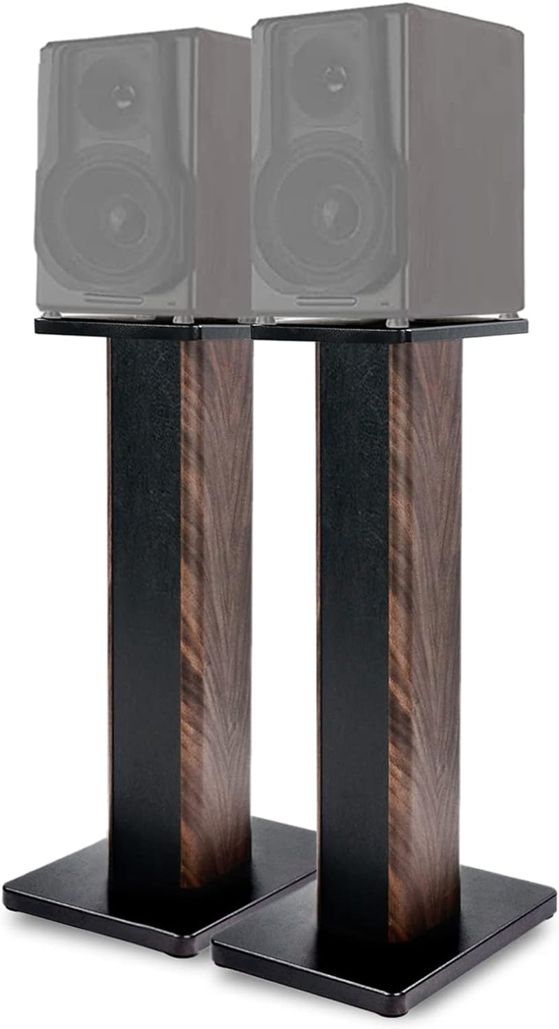 BQKOZFIN Lautsprecherständer 70 cm hoher Boxenständer Holz, 2er-Set, Speaker Stand geeignet für Rega