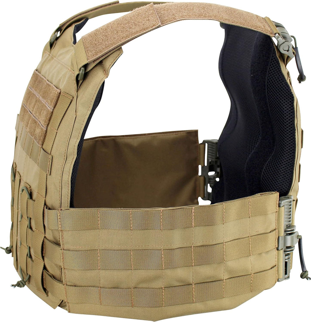 Zentauron Plattenträger Vulcan III Pro Plate Carrier Vest Molle System für Taktische Ausrüstung aus