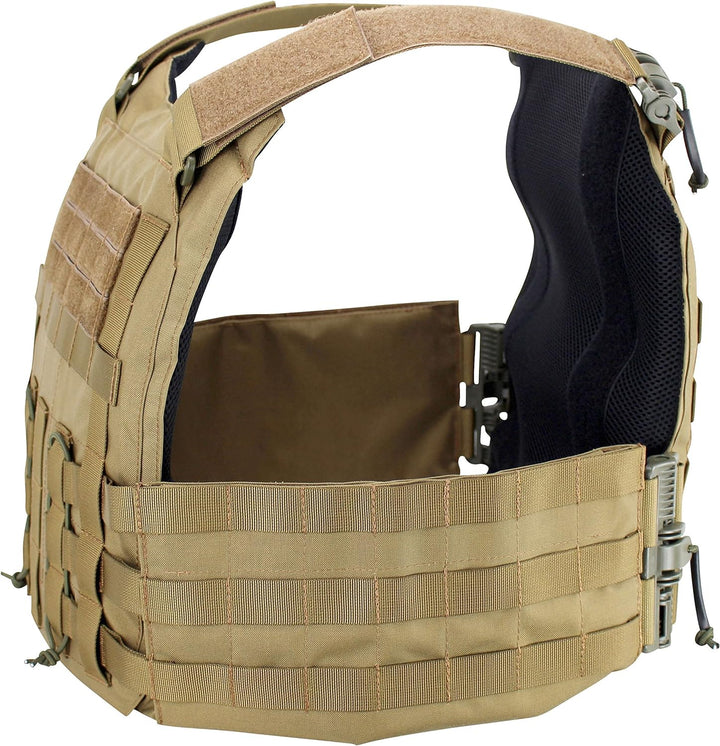 Zentauron Plattenträger Vulcan III Pro Plate Carrier Vest Molle System für Taktische Ausrüstung aus