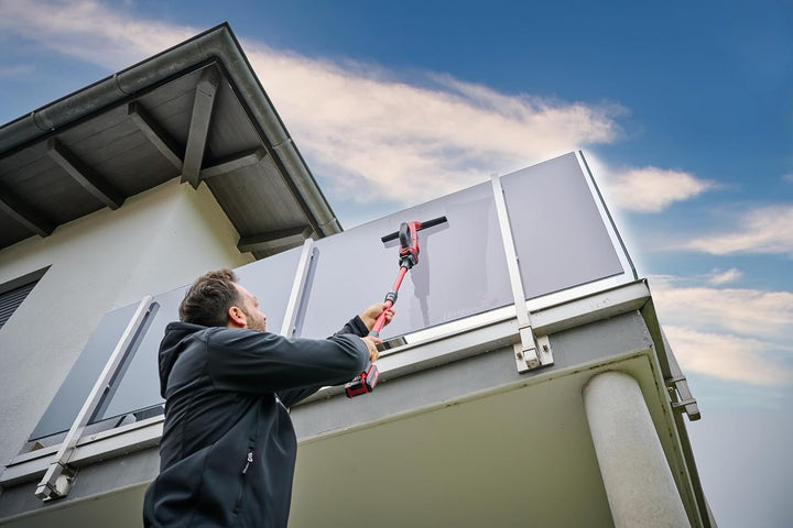 Einhell Akku-Fensterreiniger BRILLIANTO Power X-Change (18 V, 28 cm lange Saugdüse, streifenfreie Re