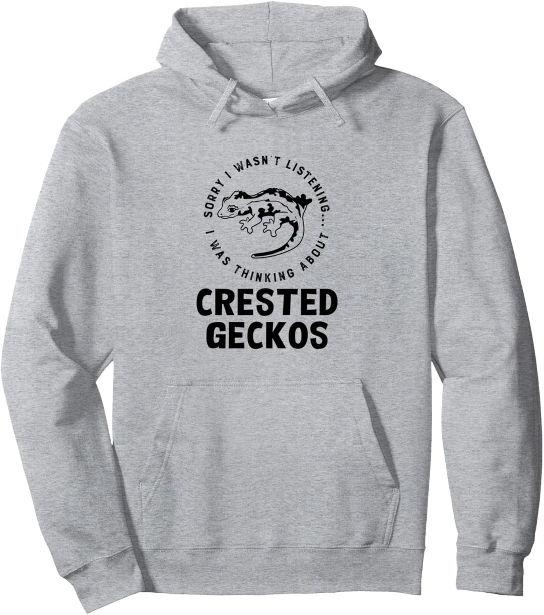 Nachdenken über niedliche Geckos Eidechsen Wildtiere Pullover Hoodie