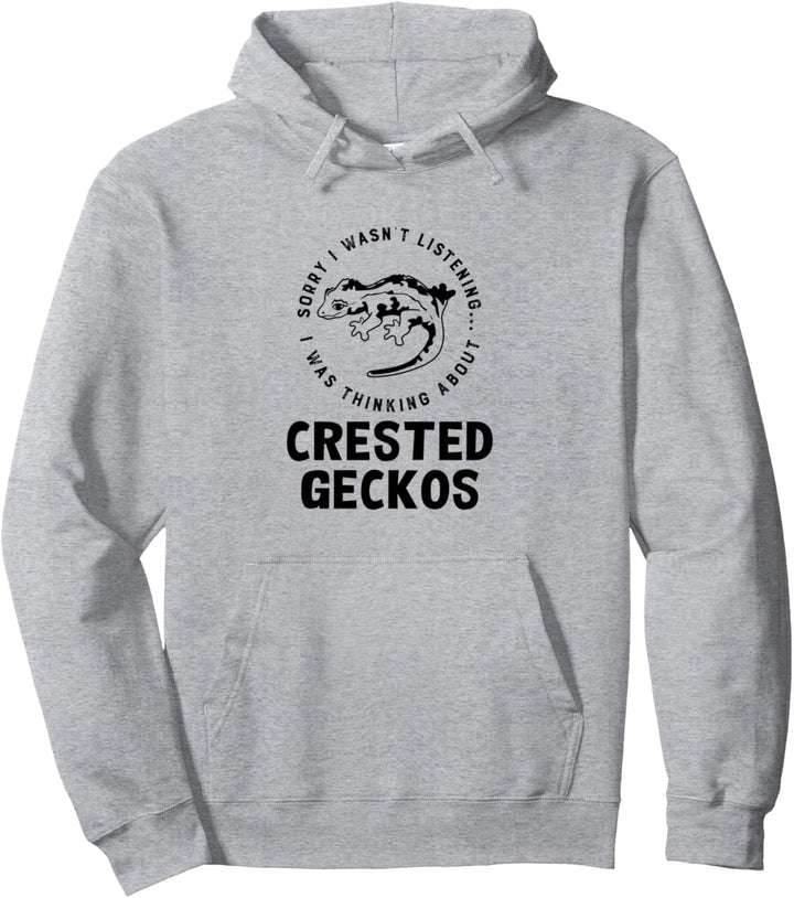 Nachdenken über niedliche Geckos Eidechsen Wildtiere Pullover Hoodie