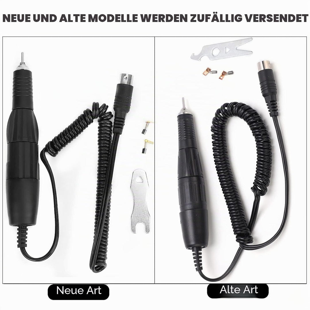 Kabelloser Nagelbohrer 35000 U Min Elektrischer Maniküre Gerät Pediküre Set mit USB Ladegerät und 6