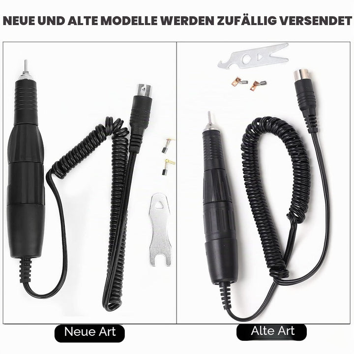 Kabelloser Nagelbohrer 35000 U Min Elektrischer Maniküre Gerät Pediküre Set mit USB Ladegerät und 6