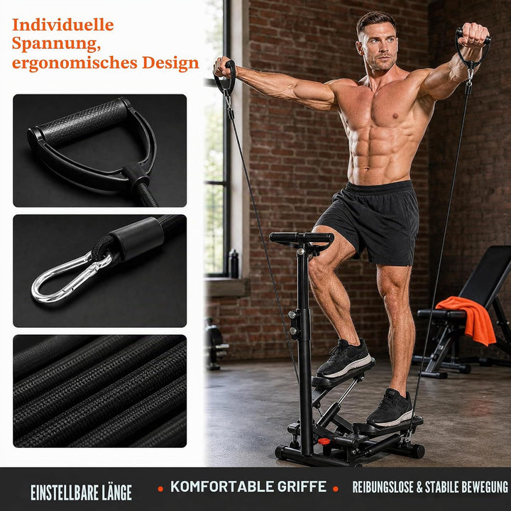 BESPORTBLE 1 Paar Stepper Widerstandsbänder Stepping Machine Assistance Bands Pull Up Fitness Übungs