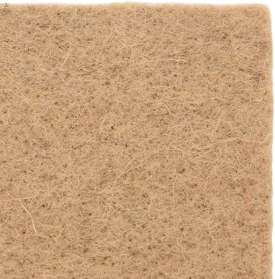 vidaXL Nagermatte Hanf 1x1 m 5 mm, Nagerteppich, Nagermatte 100% Hanf, Hanfmatte für Nagetiere, Hanf