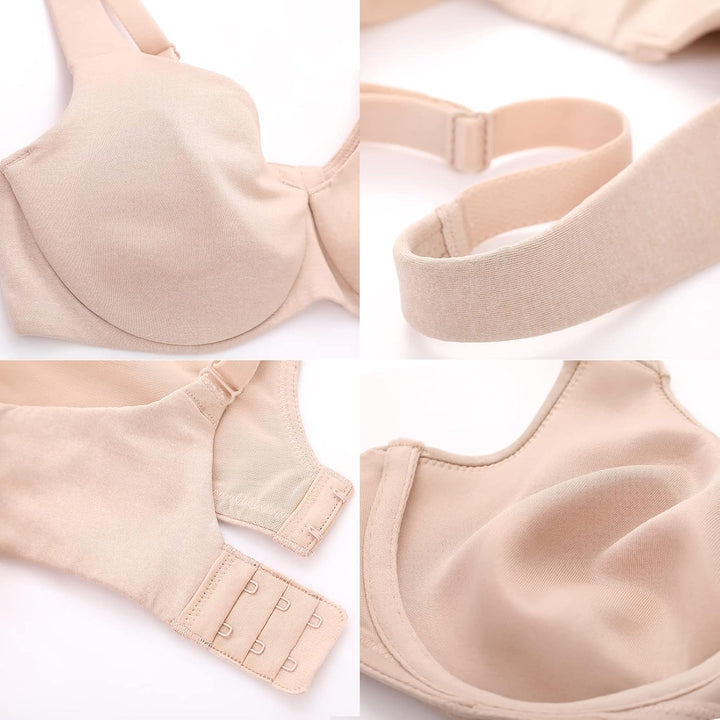 DELIMIRA AISILIN Damen Minimizer BH mit Bügel ohne Polster Vollschalen Grosse Grössen Unterwäsche 85