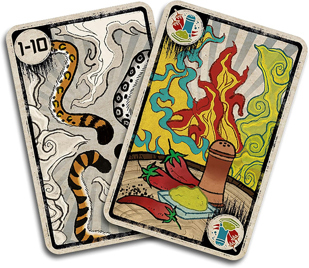 HeidelBär Games Spicy - Bluffing Card Game - Cards with Gold-Colored Backs - Party Board Game with B