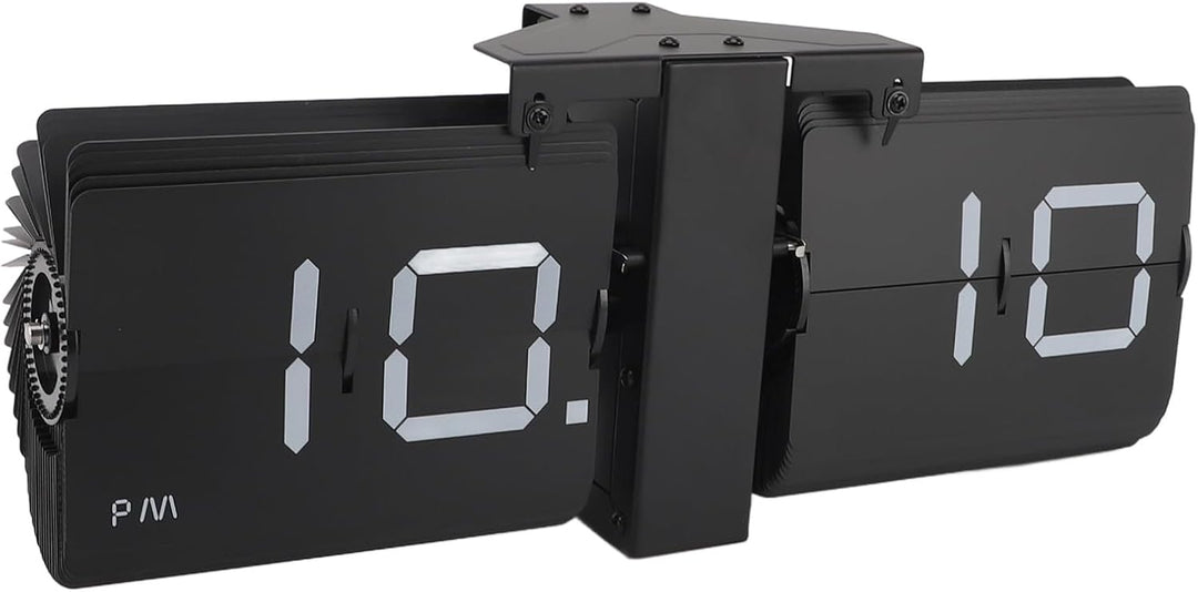 Automatische Flip -Uhr -Mechanik Retro Digital Flip Down Takt Batterie Easy Lesen Sie grosse Zahlen