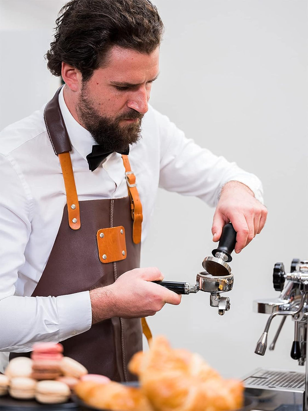 Barista Edition, Premium Tamper, Kaffee Verdichter Ø 53 mm Base, H: 10 cm, rostfreier Edelstahl, Esp