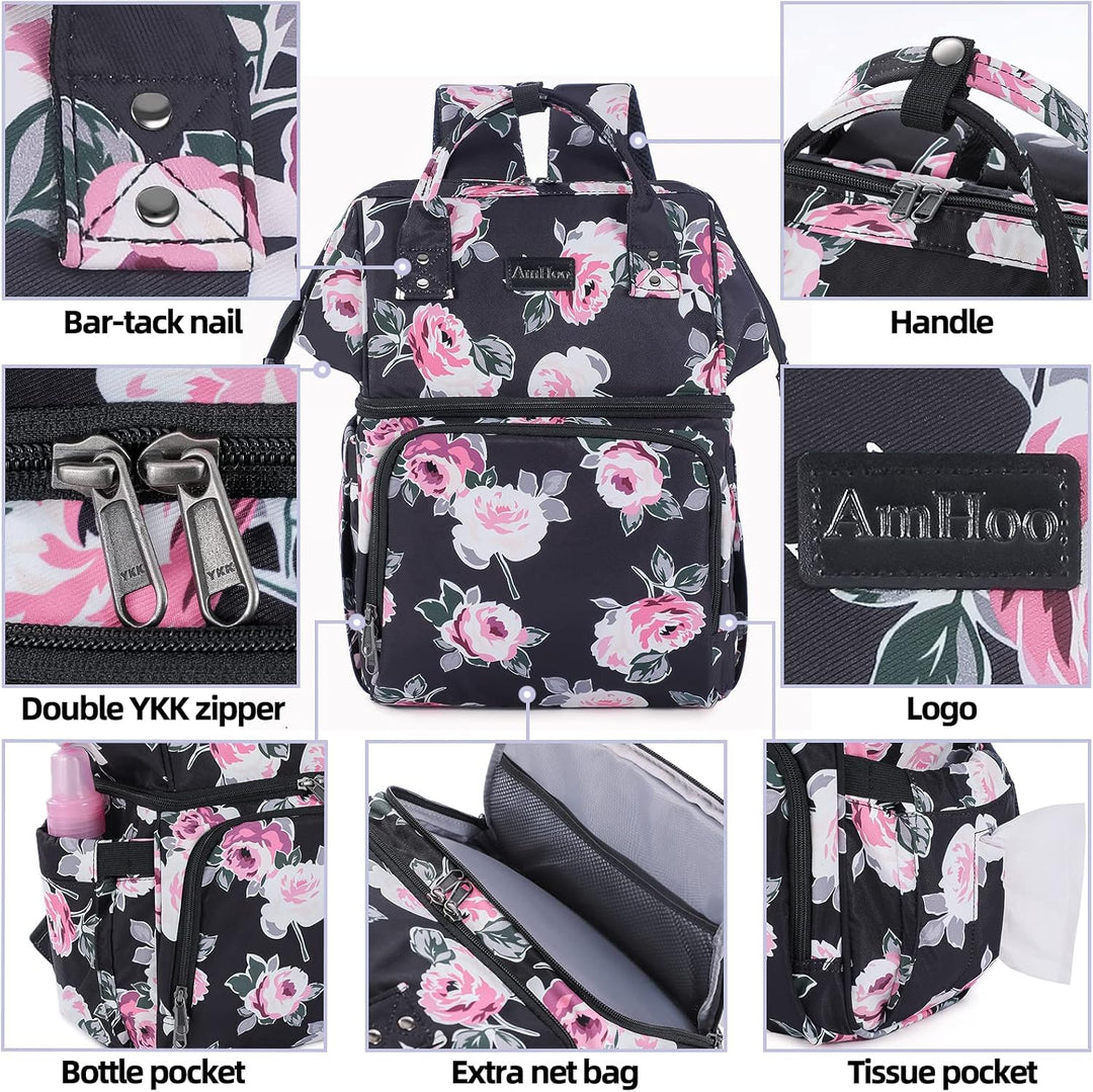 AmHoo Lunch Tasche Kühltasche Klein 15L Thermotasche Wasserdichte Lunchtasche Isoliertasche Picknick