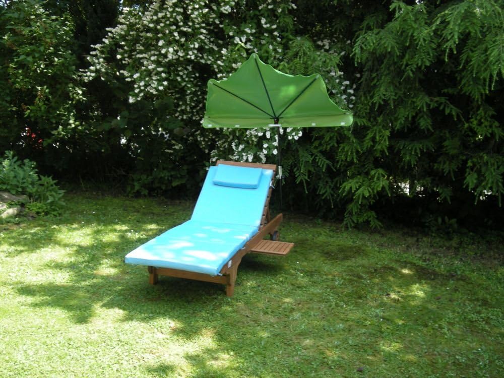 Fächerschirm Holly'sun Kleiner FÄCHER Schirm - LIEGESTUHL - STABIELO - Exklusiver Farbe BEIGE - BEZU