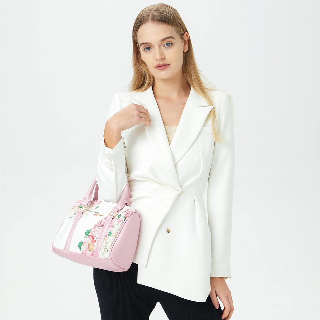 2E-youth - Ol; retro, lässig Damen 1c - Rosa & Weiss, 1c - Rosa & Weiss