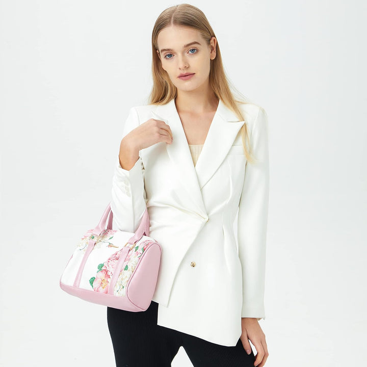 2E-youth - Ol; retro, lässig Damen 1c - Rosa & Weiss, 1c - Rosa & Weiss