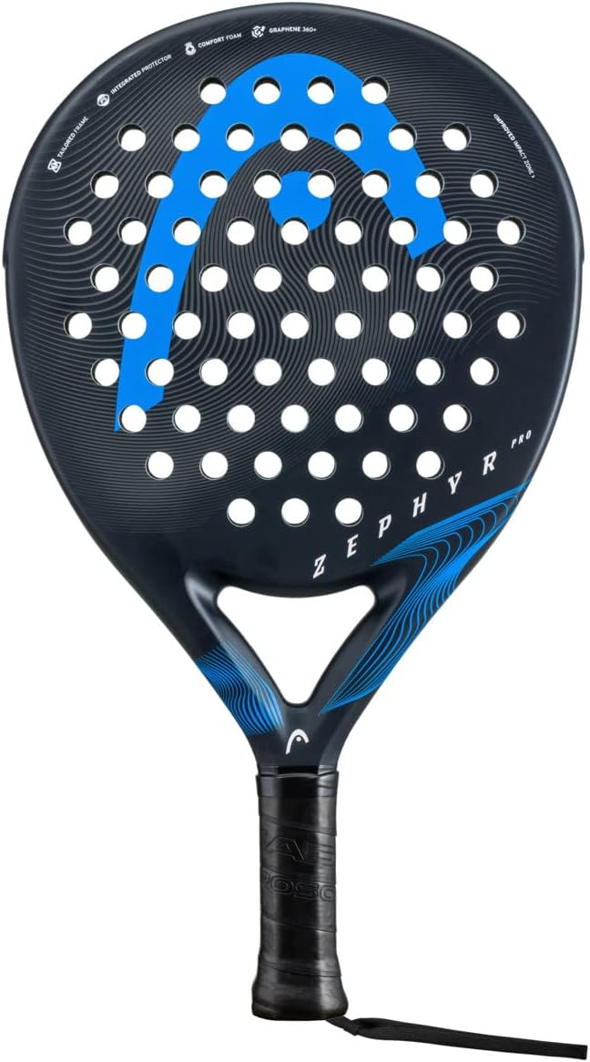 HEAD Zephyr Pro 2023 Padelschläger, schwarz/blau