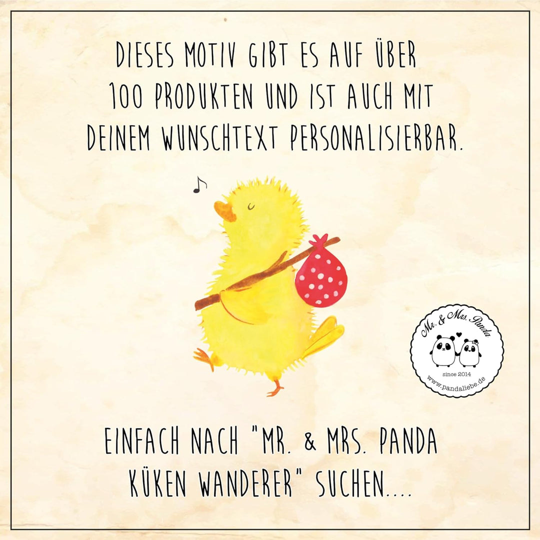 Mr. &amp; Mrs. Panda 50 x 75 cm Fussmatte Küken Wanderer - Ostergeschenke, Osterdeko, Geschenk, Weltenbu