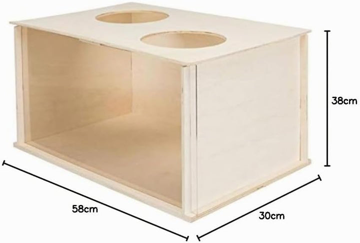 TRIXIE 63003 Buddelkiste, Kaninchen, Holz, 58 × 30 × 38 cm
