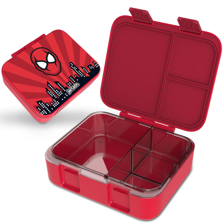 JARLSON® Brotdose Kinder mit Fächern MILI [AUSLAUFSICHER] - Bento Lunchbox für Schule, Kita & Kinder