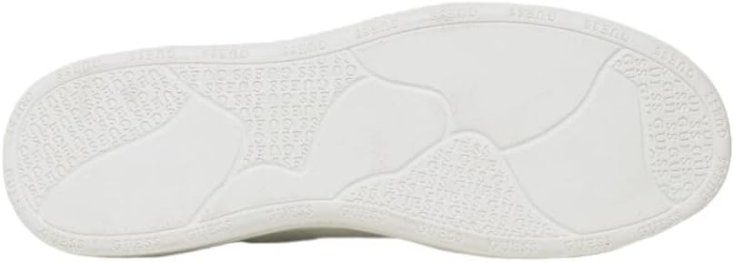 GUESS Herren Vibo Sneaker 44 EU Weiss, 44 EU Weiss
