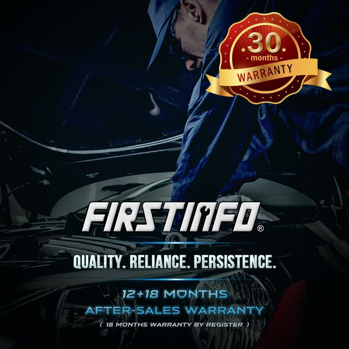 FIRSTINFO F32433B Ratsche 1/4″(6,35 mm) – versiegelter Kopf mit 120 Zähnen | kompakter umkehrbarer K