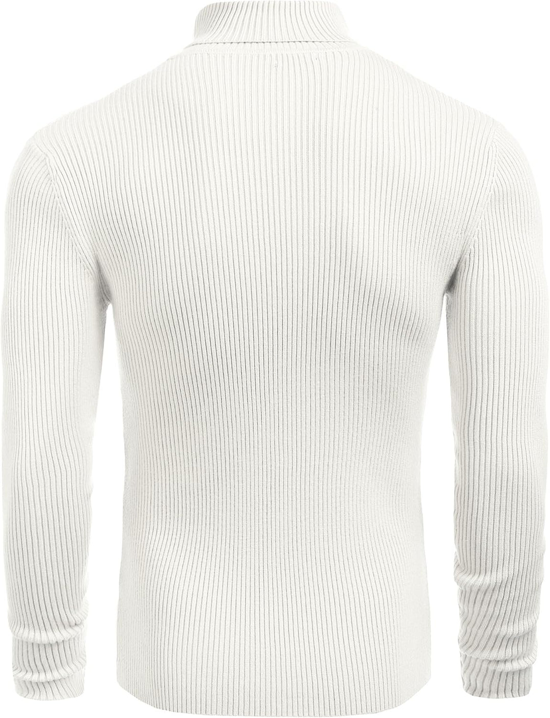 COOFANDY Herren Rollkragen Pullover Langarmshirt Feinstrick Sweater Rollkragen Freizeit Slim fit Bas