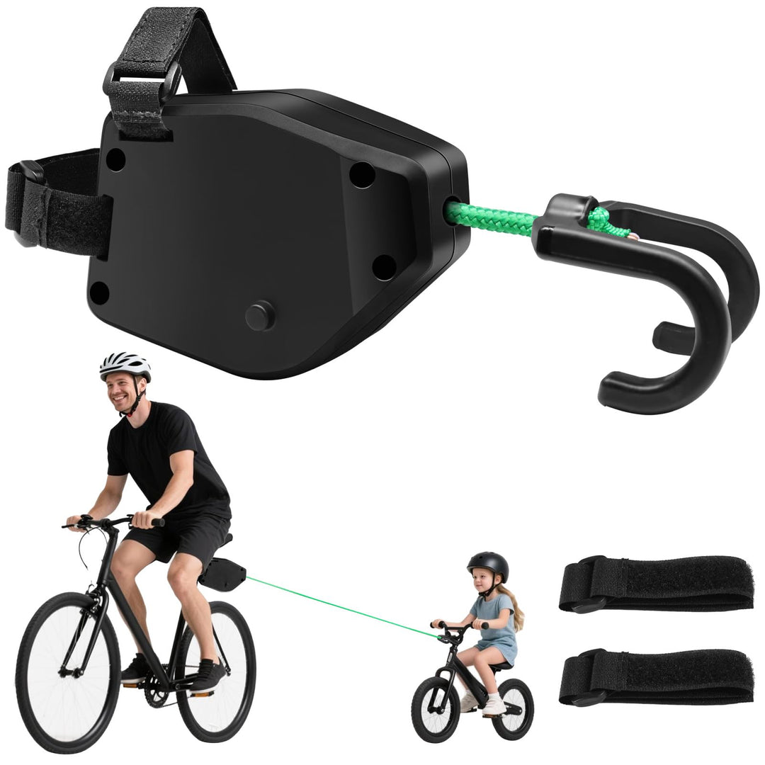 MAIKEHIGH Abschleppseil Fahrrad Kinder, Zugseil Fahrrad Kinder Follow Me Abschleppsystem 2,5 Meter U