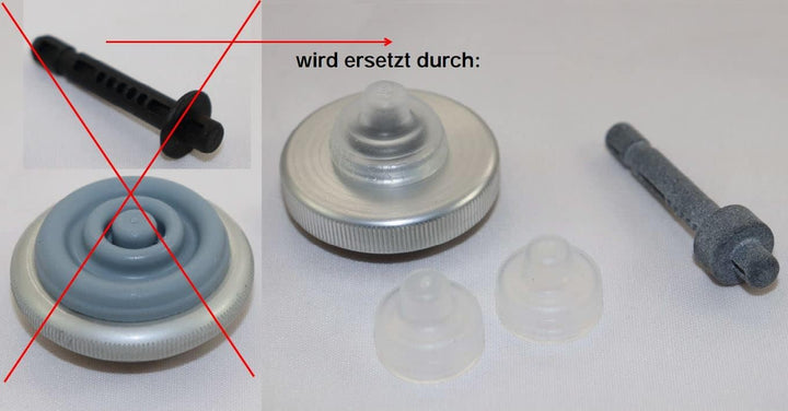 Reparaturset für Schnellkochtopf Silit Sicomatic - E - Dichtkappe Ersatzartikel Kochsignaldichtung