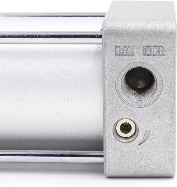 Heschen Pneumatischer Standard-Luftdruckzylinder, SC 40-450, PT1/4 Anschluss, 40mm Bohrung, 450mm Hu