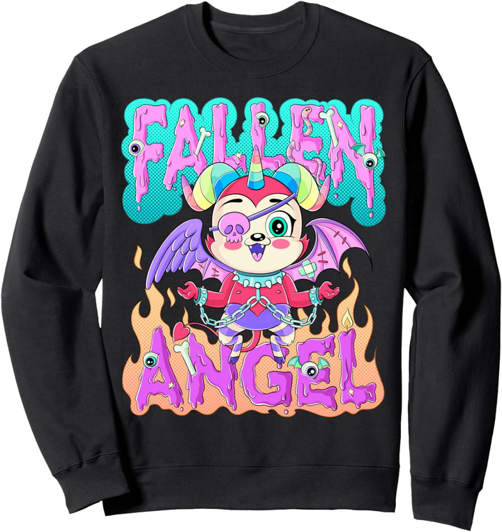 Kawaii Belial Demon The Fallen Angel Pastell Goth Harajuku Sweatshirt