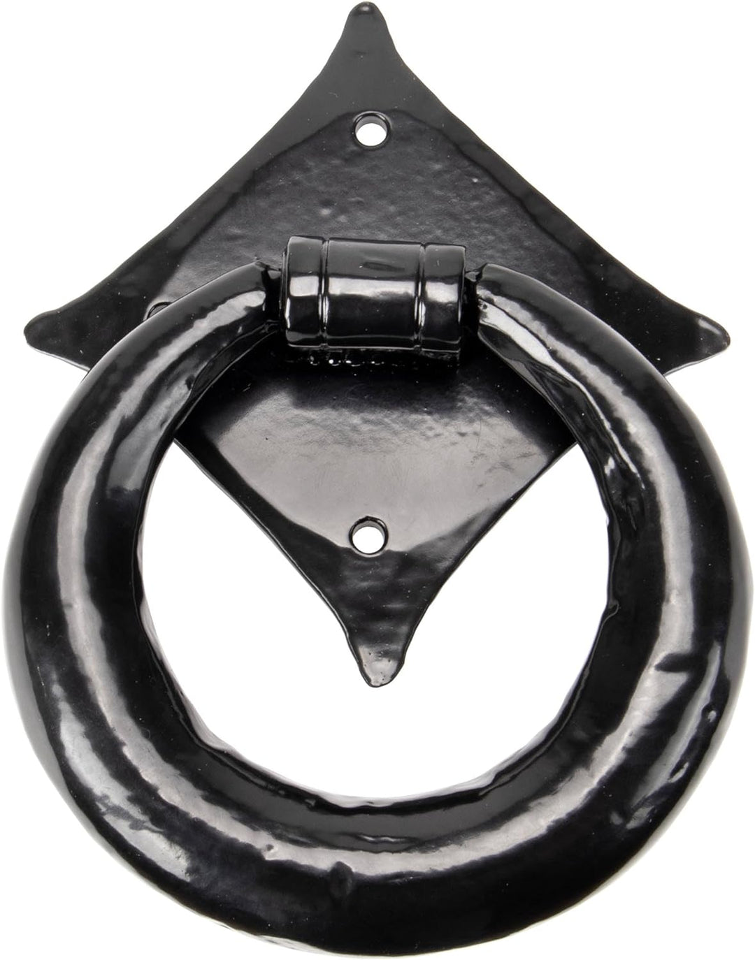 From The Anvil Black Ring Door Knocker Schwarz, Schwarz