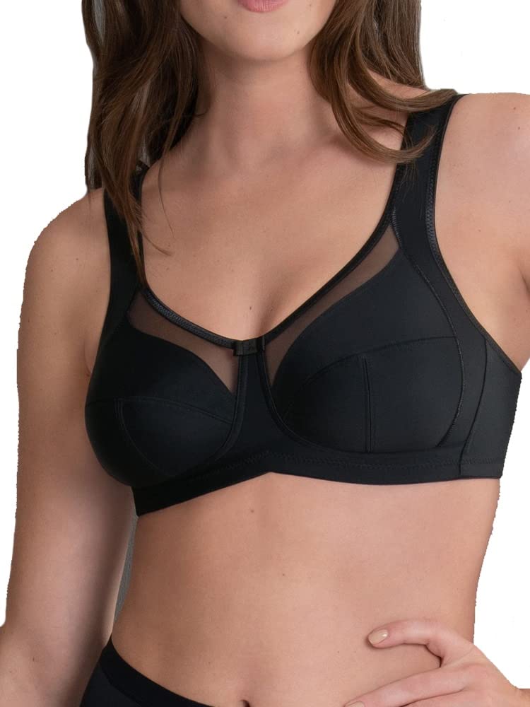 Anita - Clara - Komfort Soft BH ohne Bügel 75B Schwarz (Schwarz 001), 75B Schwarz (Schwarz 001)