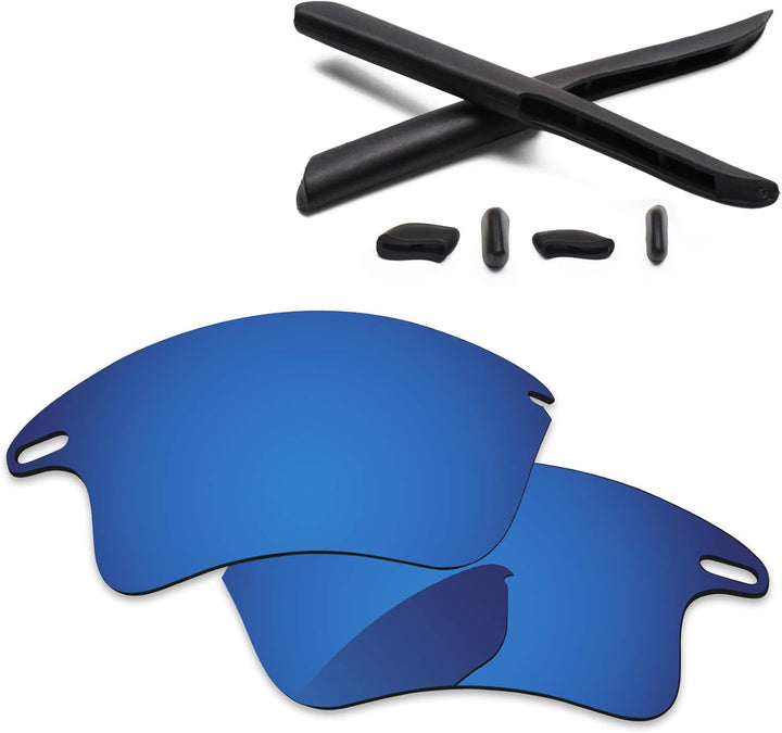 PapaViva Objektive Ersatz & Gummi Kits für for Oakley Fast Jacket XL OO9156