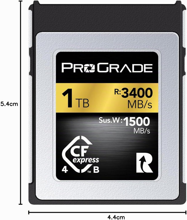 ProGrade Digital CFexpress 4.0 Typ B Speicherkarte für Kameras, optimiert für Express-Übertragung vo