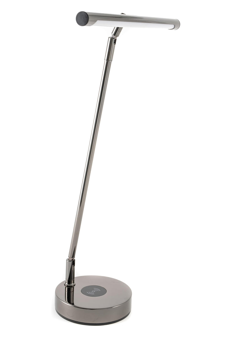 Gewa Pianolampe PL-78 schwarzchrom glänzend 5W LED mit Dimmfunktion, Einstellung Farbtemperatur, Alu